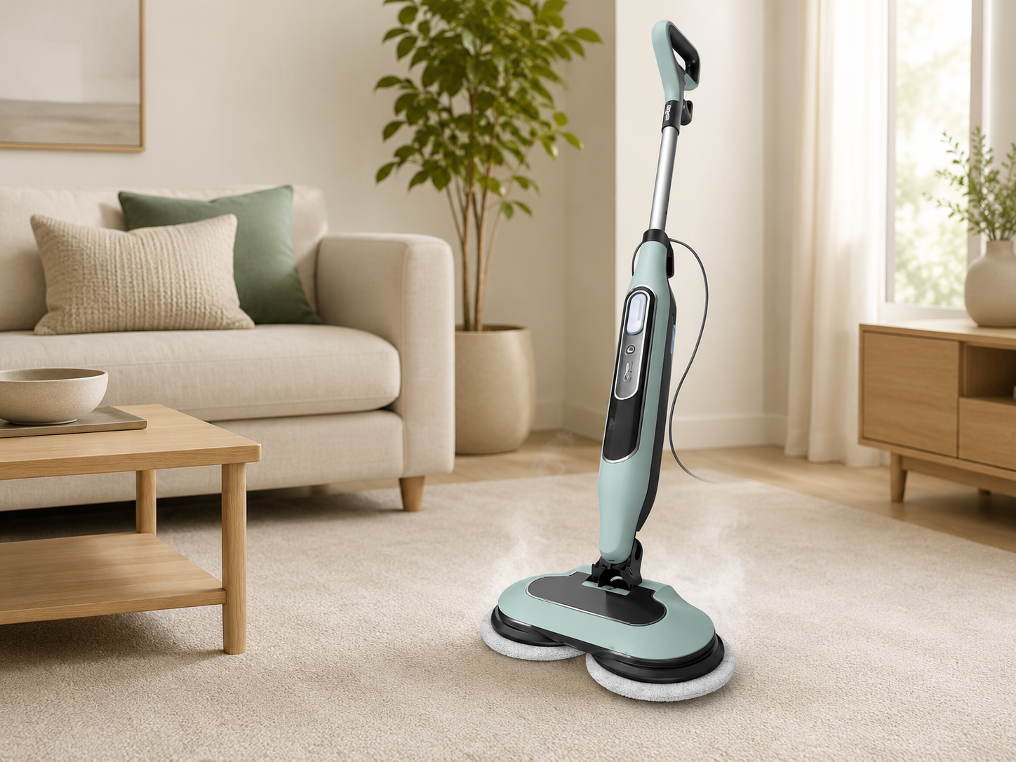 Steam mop on carpet guide from Affordable Cleaning Today