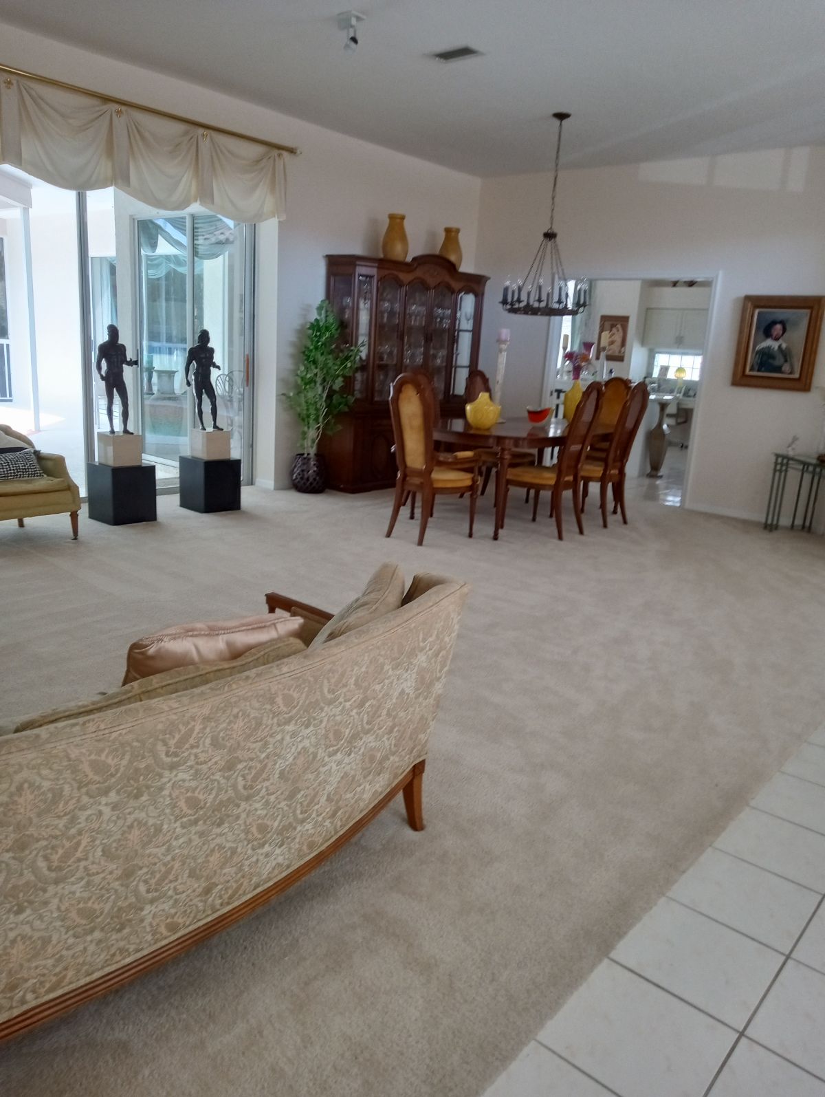 Professional cleaner from Tarpon Springs cleaning company providing thorough cleaning services in a local home
