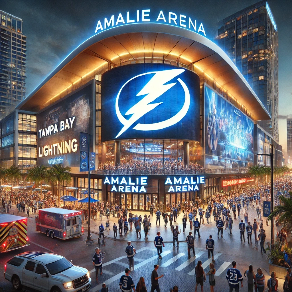 Amalie Arena: Catch a Tampa Bay Lightning game or a live concert.