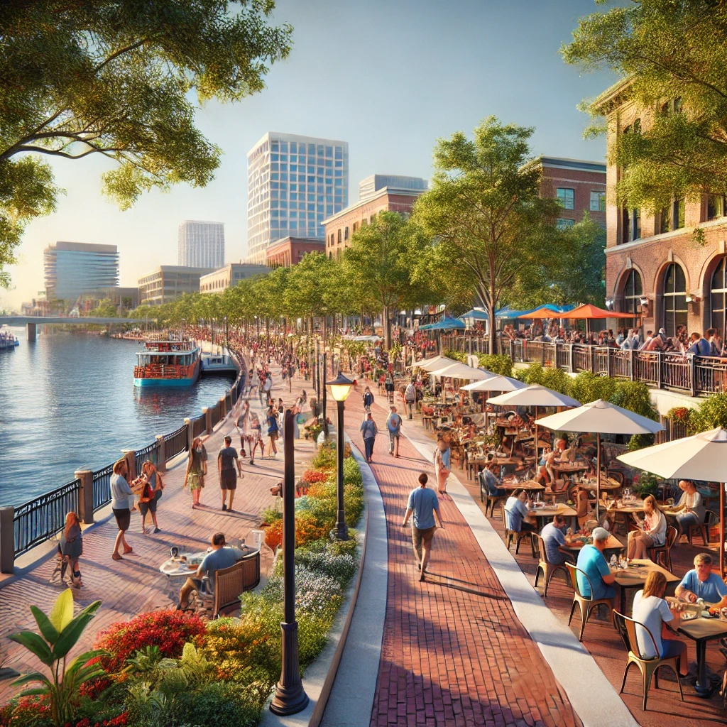 Tampa Riverwalk: Stroll along the scenic waterfront and enjoy dining and entertainment.